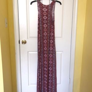 Tribal Print Maxi Dress